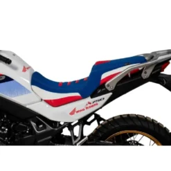 Sella Isotta Isotta Per Honda Transalp Xl750 2023 Blu E Bianco Con Dettagli Rossi E Neri