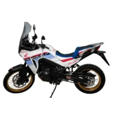 Sella Isotta Isotta Per Honda Transalp Xl750 2023 Nera, Blu E Bianco Con Dettagli Rossi