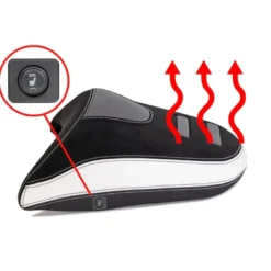 Sella Passeggero Riscaldata Isotta Per Bmw R 1300 Gs Bianco