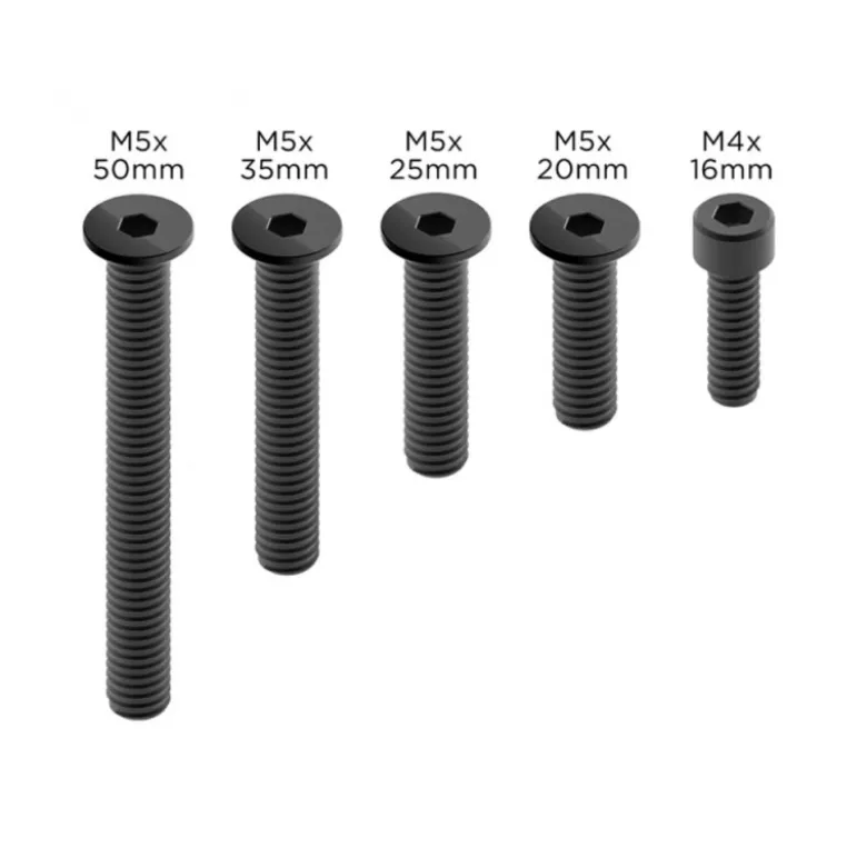 Set Di Viti Di Ricambio Pro Quad Lock Nero