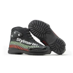 Set Racing Bambino Tuta Macna Varshall Nero Rosso, Guanti Macna Street R con Stivale Stylmartin Speed Jr