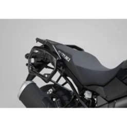 Sistema valigie in alluminio TRAX ADV Nero. 45/45 l. Suzuki V-Strom 1000 (14-19).
