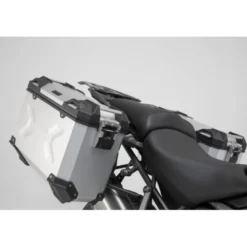 Sistema valigie in alluminio TRAX ADV Nero. 45/45 l. Triumph Tiger1200/Explor (11-).