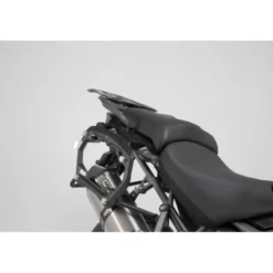 Sistema valigie in alluminio TRAX ADV Nero. 45/45 l. Triumph Tiger1200/Explor (11-).