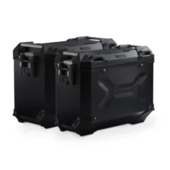 Sistema Valigie In Alluminio Trax Adv Nero. 45/37L. Triumph Tiger 900/Gt/Rally/Pro.
