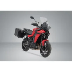 Sistema valigie in alluminio TRAX ADV Nero. 45/45 l. Yamaha Tracer 9 (20-).