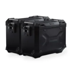 Sistema valigie in alluminio TRAX ADV Nero. 45/45 l. Yamaha Tracer 9 (20-).