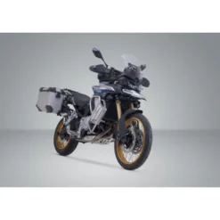 Sistema valigie in alluminio TRAX ADV Sw-Motech Argento. 45/37 l. Voge DS900X (23-).