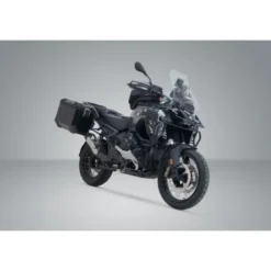 Sistema valigie in alluminio TRAX ADV Sw-Motech Nero. 45/45 l. BMW R 1300 GS Adventure (24-).