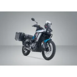 Sistema valigie in alluminio TRAX ADV Sw-Motech Nero. 45/37 l. CFMoto 450MT (23-).
