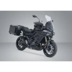 Sistema valigie in alluminio TRAX ADV Sw-Motech Nero. 45/45 l. Yamaha Tracer 9/GT/GT+ (24-).