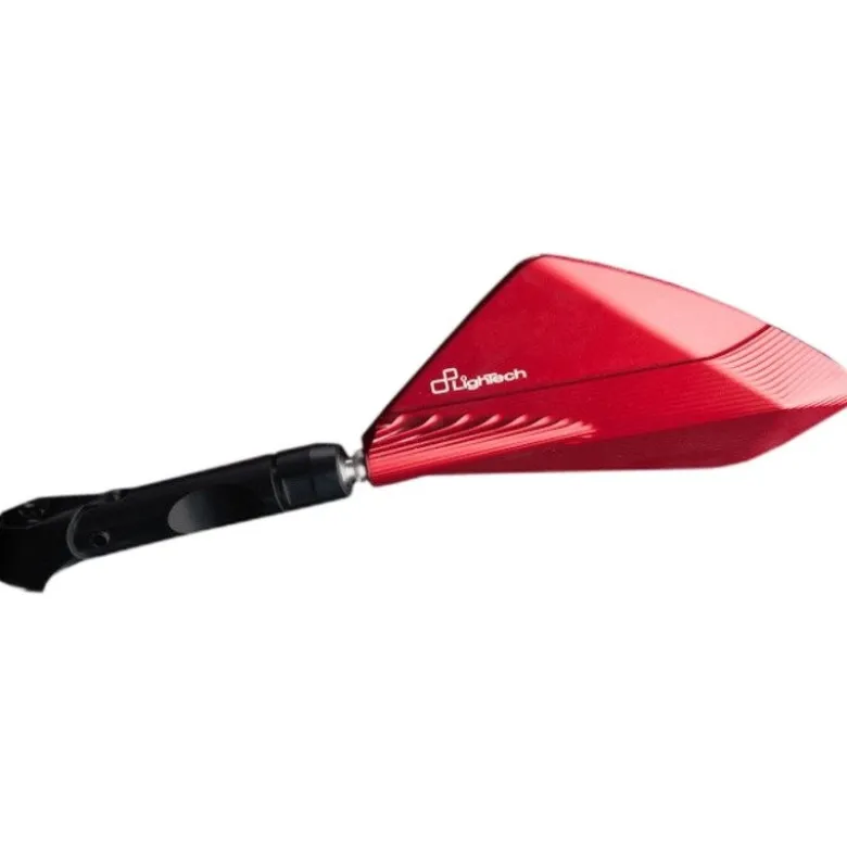 Specchio In Alluminio Lato Sx Yamaha T-Max / Rosso SPEAL015SXROS Lightech
