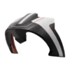 Spoiler Posteriore Ls2 In Carbonio Bianco Grigio Per Casco Thunder C FF805
