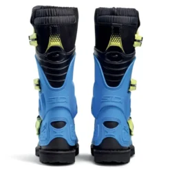 Stivale Moto Sidi Flame Blu Giallo
