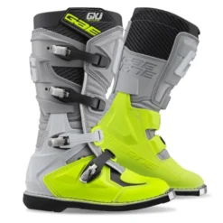 Stivali Moto Bambino Gaerne GXJ Grigio Giallo Fluo