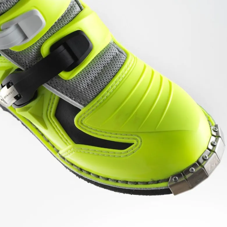 Stivali Moto Bambino Gaerne GXJ Grigio Giallo Fluo