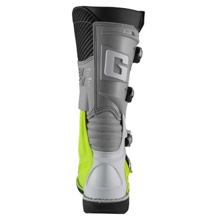 Stivali Moto Bambino Gaerne GXJ Grigio Giallo Fluo