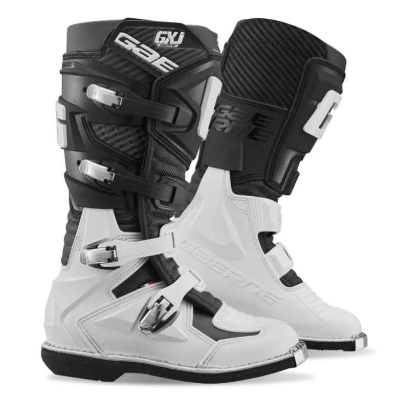 Stivali Moto Bambino Gaerne GXJ Nero Bianco