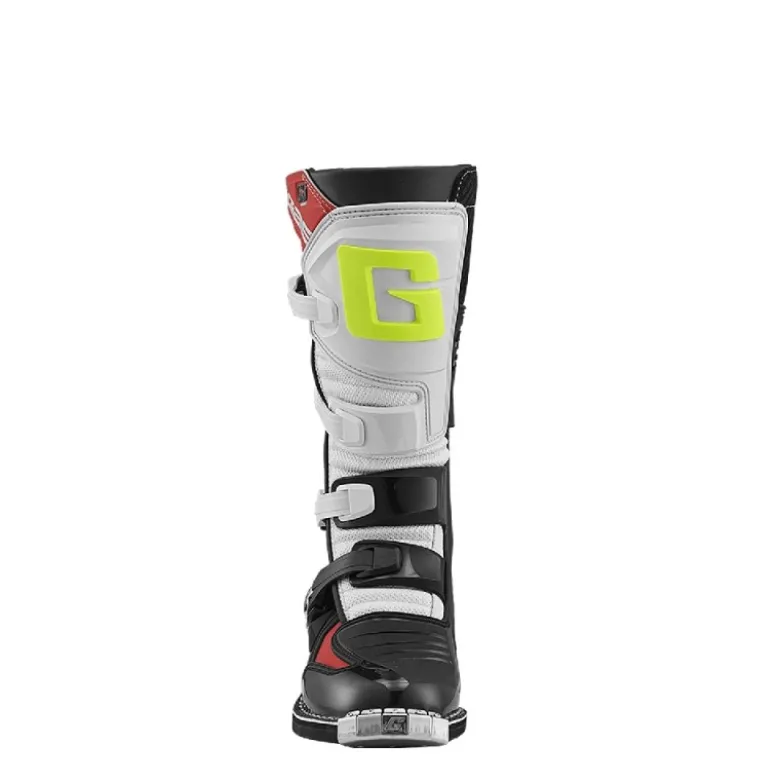 Stivali Moto Bambino Gaerne GXJ Nero Bianco Rosso