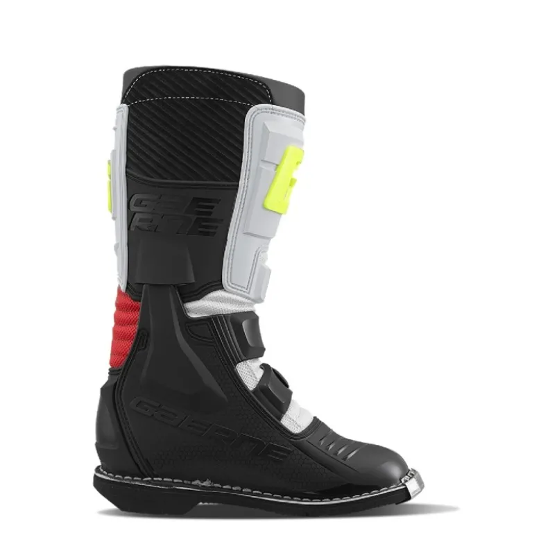 Stivali Moto Bambino Gaerne GXJ Nero Bianco Rosso