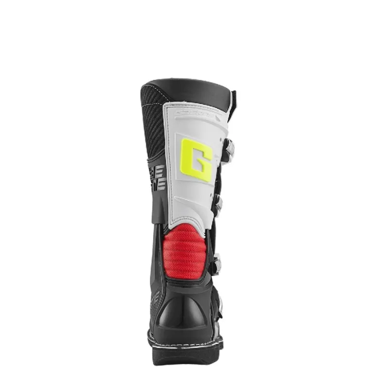 Stivali Moto Bambino Gaerne GXJ Nero Bianco Rosso