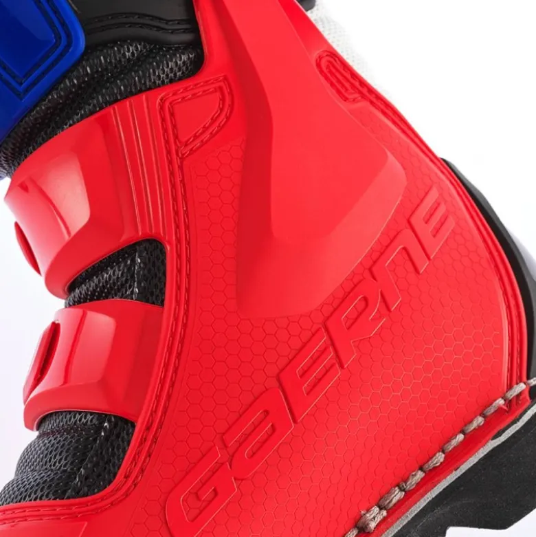 Stivali Moto Bambino Gaerne GXJ Rosso Bianco Blu