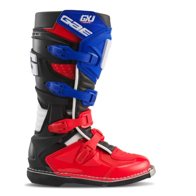Stivali Moto Bambino Gaerne GXJ Rosso Bianco Blu