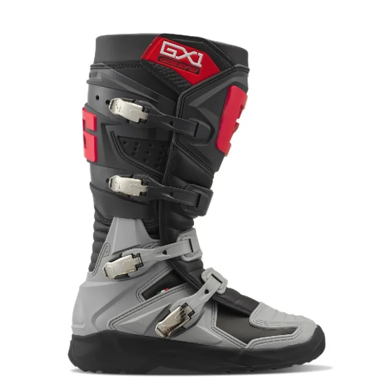 Stivali Moto Gaerne Gx1 Evo Antracite Grigio Rosso