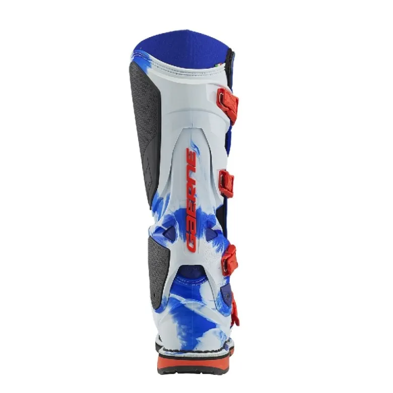 Stivali Moto Gaerne SG22 Hurricane Bianco Blu Rosso