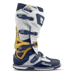 Stivali Moto Gaerne SG22 Squadron Grigio Blu Giallo