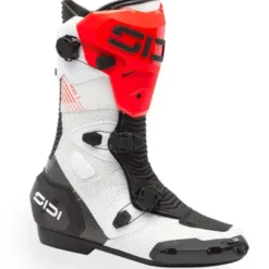 Stivali Moto Racing Sidi Mag 2 Air Bianco Nero Rosso