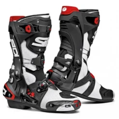 Stivali Moto Racing Sidi Rex Air Bianco Nero