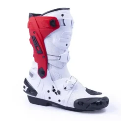 Stivali Moto Racing Sidi Rex Air Bianco Rosso