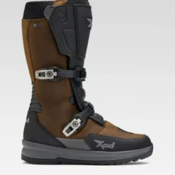 Stivali Moto Touring XPD X-Adventure H2Out Marrone