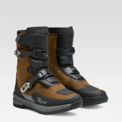 Stivali Moto Touring XPD X-Adventure Mid H2OUT Marrone
