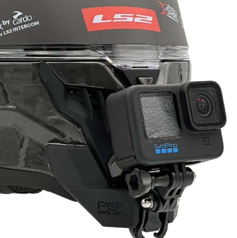 Supporto Action Cam Pov Mounts per Casco LS2 FF807 DRAGON / DRAGON CARBON
