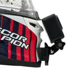 Supporto Action Cam Pov Mounts per Casco Scorpion Exo-R1 Air