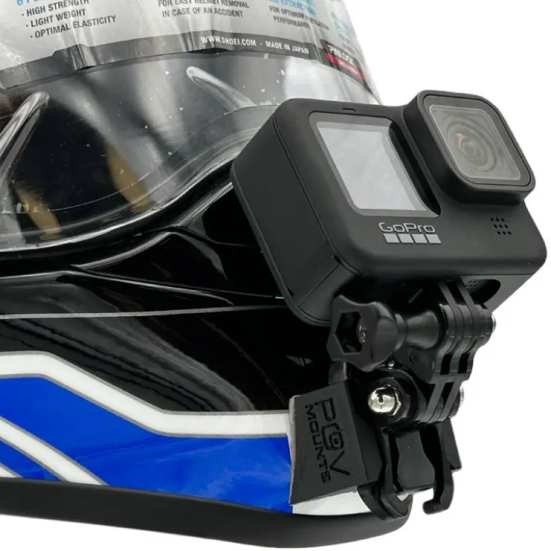 Supporto Action Cam Pov Mounts per Casco Shoei Hhornet X-2 / ADV