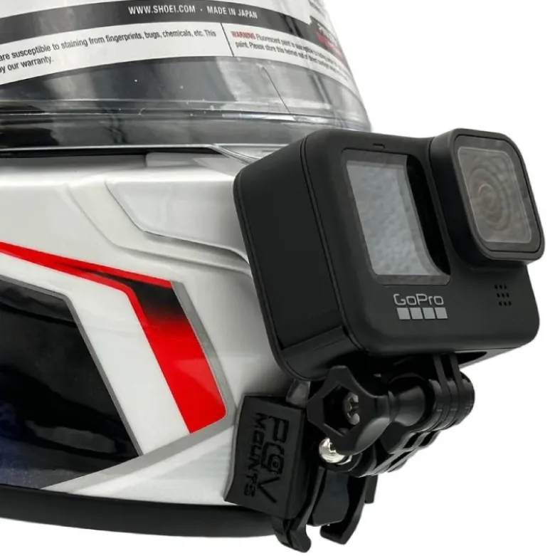 Supporto Action Cam Pov Mounts per Casco Shoei NXR2 / Z-8 / RF-1400