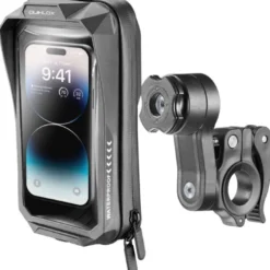 Supporto Manubrio Moto Quiklox con Custodia Impermeabile