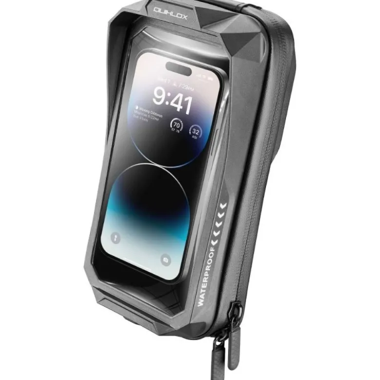 Supporto Manubrio Moto Quiklox con Custodia Impermeabile