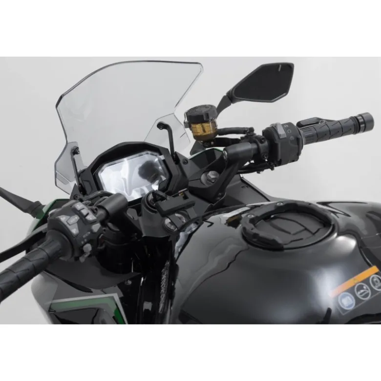 Supporto navigatore per manubrio Nero. Kawasaki Z1000SX, Ninja 1000SX.