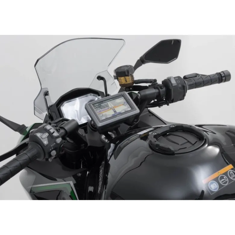 Supporto navigatore per manubrio Nero. Kawasaki Z1000SX, Ninja 1000SX.