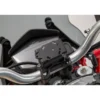 Supporto navigatore per manubrio Nero. Moto Guzzi V85 TT (19-).