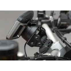 Supporto Navigatore Sw-Motech Manubrio Nero GPS.22.584.10000/B