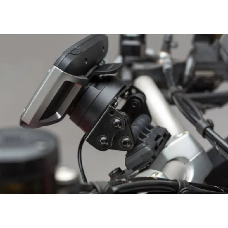 Supporto Navigatore Sw-Motech Manubrio Nero GPS.22.584.10000/B