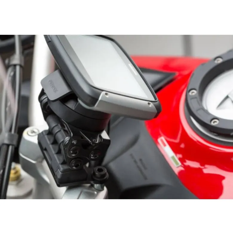 Supporto Navigatore Sw-Motech Manubrio Nero GPS.22.584.10000/B