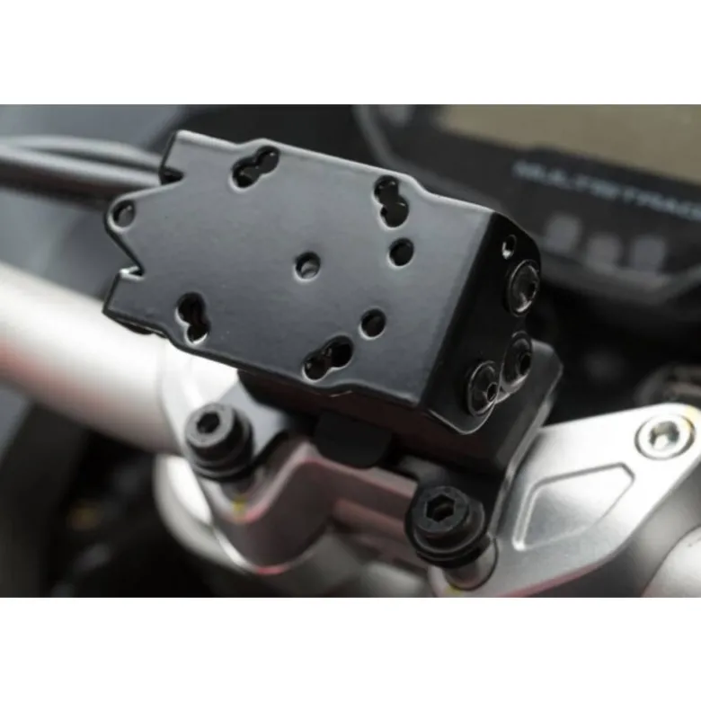 Supporto Navigatore Sw-Motech Manubrio Nero GPS.22.584.10000/B