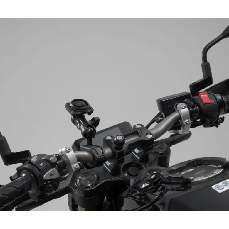 Supporto Navigatore Universale Sw-Motech T-Lock Manubrio Specchietto