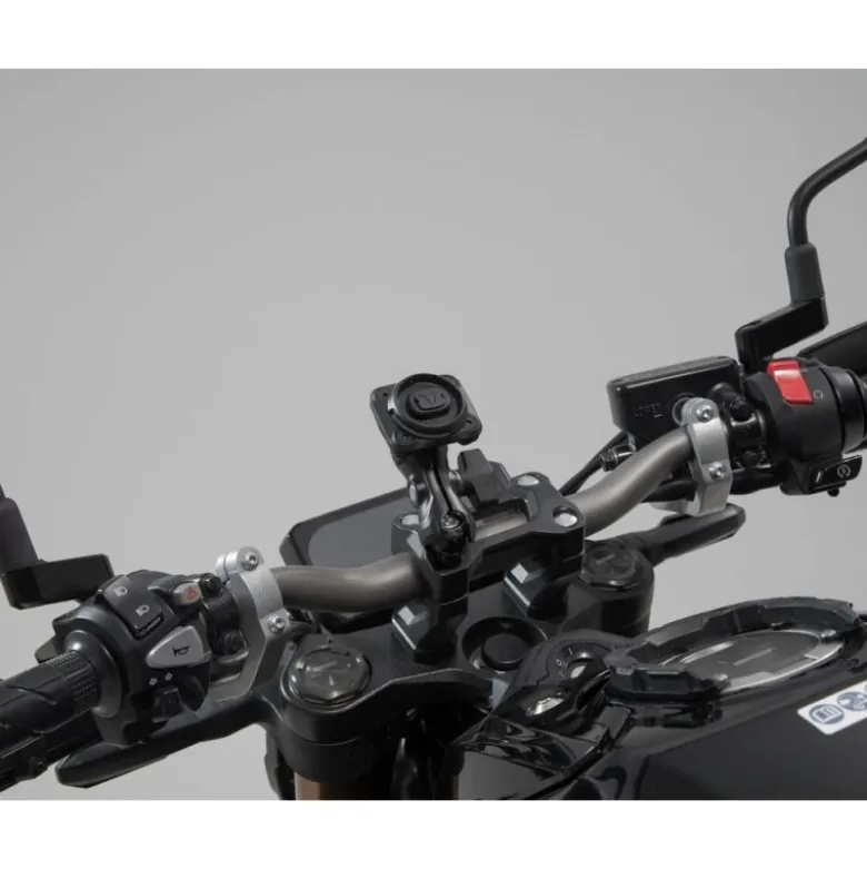 Supporto Navigatore Universale Sw-Motech T-Lock Manubrio Specchietto